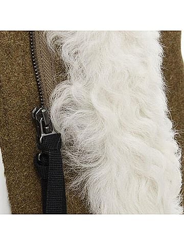 MARNI Marni lamb shearling fur wool sleeves winter coat (view 2)