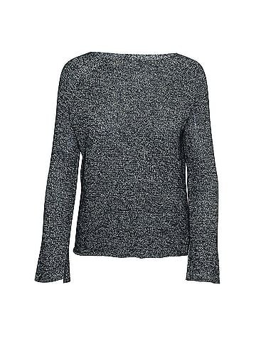 Theory Theory Knit Sweater in Navy Blue Linen (view 1)
