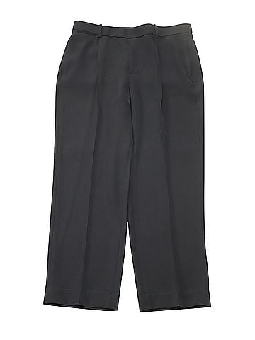 Vince. Vince Pleat Culottes in Black Polyester (view 1)