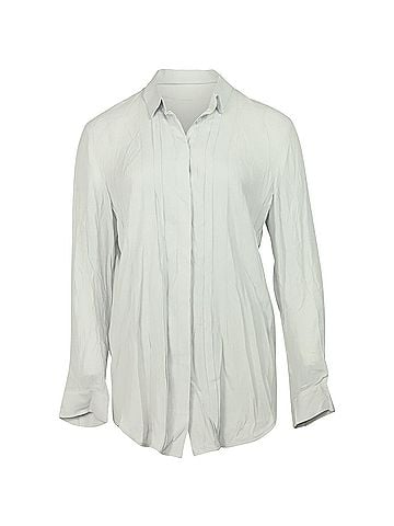 IRO IRO Button Down Shirt in White Rayon (view 1)