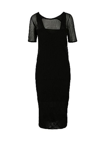 Bottega Veneta Bottega Veneta Two-Layered Midi Dress (view 1)