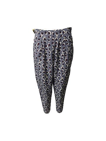 Stella McCartney Stella McCartney Cropped Trousers in Floral Print Silk (view 1)