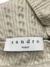 Sandro 100% Wool Blue Sandro Jacques Mock Neck Pullover in Navy Blue Wool Size 4 - photo 4