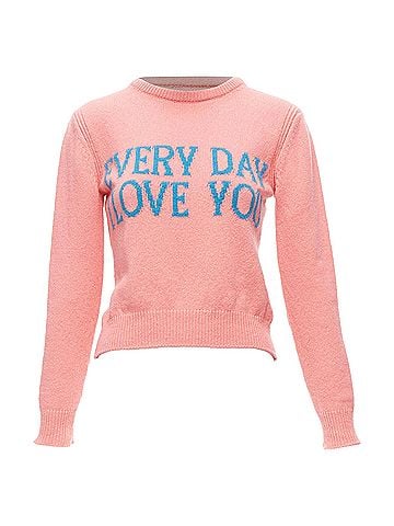 Alberta Ferretti Alberta Ferretti Everyday I Love You cashmere cropped sweater (view 1)