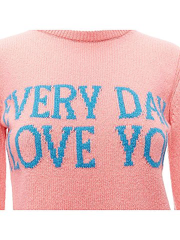 Alberta Ferretti Alberta Ferretti Everyday I Love You cashmere cropped sweater (view 2)