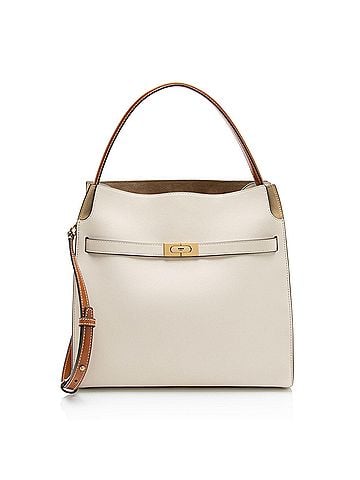 Tory Burch Tory Burch Leather Lee Radziwill Double Satchel (view 1)