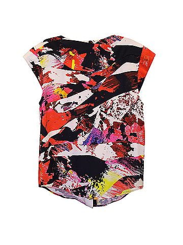 Kenzo Kenzo Printed Crewneck Blouse in Multicolor Polyester (view 2)