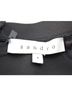 Sandro 100% Synthetic Black Sandro Colorblock Pattern Mini Dress in Black Polyester Size 4 - photo 5