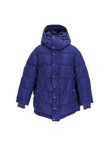 Balenciaga Balenciaga New Swing Puffer Jacket In Blue Polyester (view 1)