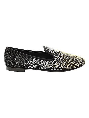Giuseppe Zanotti Giuseppe Zanotti Studded Smoking Slippers in Black Suede (view 1)