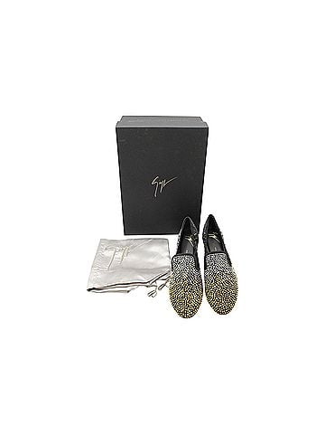 Giuseppe Zanotti Giuseppe Zanotti Studded Smoking Slippers in Black Suede (view 2)