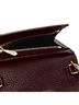 Gucci 100% Leather Burgundy Gucci 570660 Zumi burgundy red GG Horsebit bi-fold wallet on chain mini bag One size - photo 8