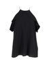Zimmermann 100% Silk Black Zimmermann Ruffled Blouse in Black Silk Size M - photo 1