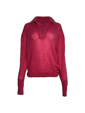 Khaite Khaite Jo Sweater in Pink Cashmere (view 1)
