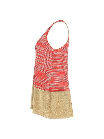Missoni M Missoni Knitted Tank Top in  Multicolor Viscose (view 2)