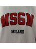 MSGM 100% Cotton White MSGM Logo Sweater in White Cotton Size 6 - photo 4
