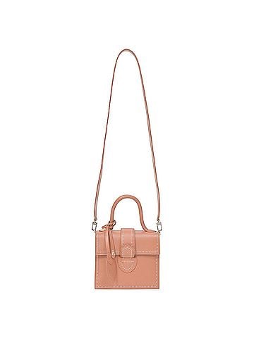 Alaïa Alaia Leonie Handbag in Brown Leather (view 1)