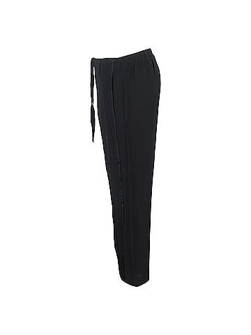 Ann Demeulemeester  Ann Demeulemeester Drawstring Wide-Leg Trousers in Black Wool (view 2)