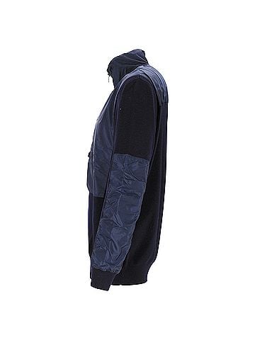 Prada Prada Windbreaker in Navy Blue Wool and Nylon (view 2)