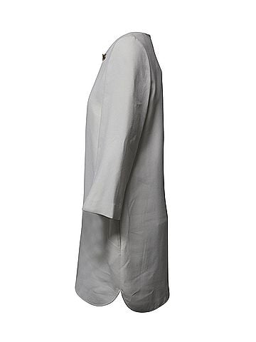 Emilio Pucci Emilio Pucci Chain Neck Tunic Dress in White Silk (view 2)