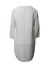 Emilio Pucci 100% Silk White Emilio Pucci Chain Neck Tunic Dress in White Silk Size 10 - photo 3