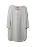 Emilio Pucci 100% Silk White Emilio Pucci Chain Neck Tunic Dress in White Silk Size 10 - photo 4