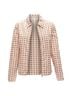 MARNI 100% Nylon Red Marni checkerboard colla zip shell jacket Size 6 - photo 1