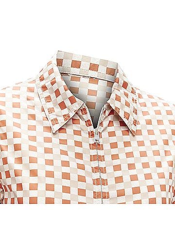 MARNI Marni checkerboard colla zip shell jacket (view 2)