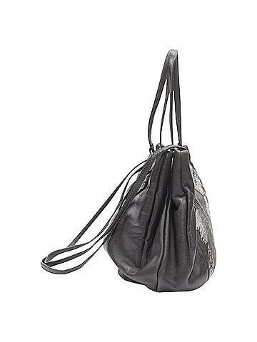Mario Valentino Valentino Garavani silver bead embellished leather crossbody large tote bag (view 2)