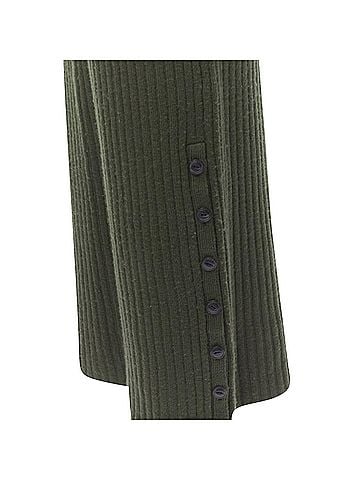 Rag & Bone Rag & Bone merino wool braid detail ribbed button side sweater dress (view 2)