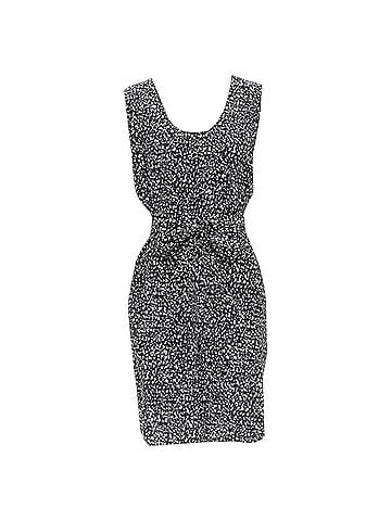MARNI Marni silk abstract button belted sheath dress (view 1)