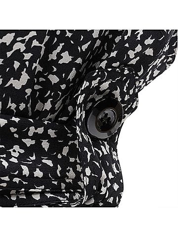 MARNI Marni silk abstract button belted sheath dress (view 2)