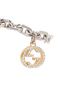 Gucci 100% Metal Silver Toned Gucci Balenciaga Hacker Project silver GG B logo charms bracelet One size - photo 2