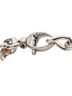 Gucci 100% Metal Silver Toned Gucci Balenciaga Hacker Project silver GG B logo charms bracelet One size - photo 4