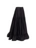 Stella McCartney 100% Silk Black Stella McCartney silk crin flounce hem tie midi skirt Size 2 - photo 4
