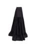 Stella McCartney 100% Silk Black Stella McCartney silk crin flounce hem tie midi skirt Size 2 - photo 5