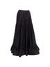 Stella McCartney 100% Silk Black Stella McCartney silk crin flounce hem tie midi skirt Size 2 - photo 6