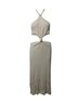 Cult Gaia 100% Cotton Ivory Cult Gaia Cameron Knit Cutout Dress in Cream Cotton Size L - photo 1