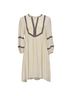 BA&SH 100% Other Ivory Ba&Sh Mini Dress in Ecru Viscose Size XS - photo 1