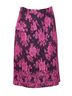 Erdem 100% Other Pink Erdem Shawna Floral Lace Skirt in Pink Viscose Size 10 - photo 1