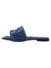 Bottega Veneta 100% Lambskin Blue Bottega Veneta Lido Flat Sandal blue Size EU 38 - photo 3