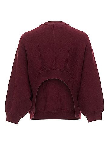 MARNI Marni wool crop back batwing boxy sweater (view 1)