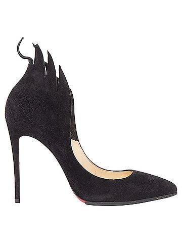 Christian Louboutin Christian Louboutin Victorina suede stiletto pigalle pump (view 1)