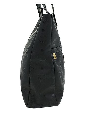 MCM MCM Vicetos Logogram Shoulder Bag PVC Leather Black Auth ti758 (view 2)