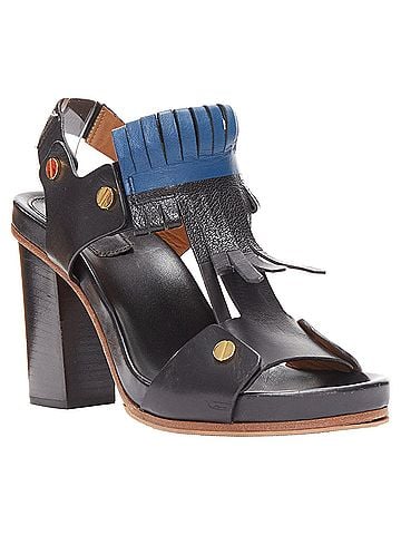 Chloé Chloe grommet block heel sandal (view 2)