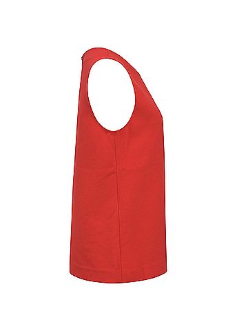 Diane von Furstenberg Diane Von Furstenberg Sleeveless Top in Red Polyester (view 2)