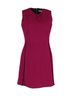 Victoria Beckham 100% Wool Purple Victoria Beckham Sleeveless Mini Dress in Red Violet Wool Size 12 - photo 1