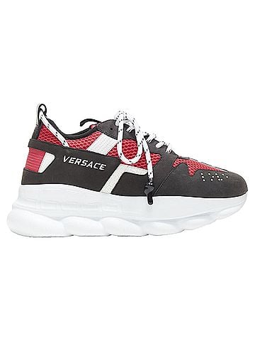 Versace Versace Chain Reaction suede chunky sneaker (view 1)