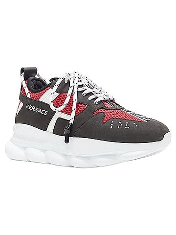 Versace Versace Chain Reaction suede chunky sneaker (view 2)