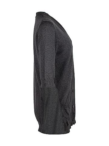 MARNI Marni x Joyce Ruffled Cardigan in Grey Cotton (view 2)